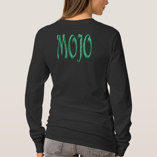 Mojo women black long sleeve t-shirt back (Achterkant)