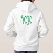 Mojo women white hooded sweatshirt back (Achterkant)