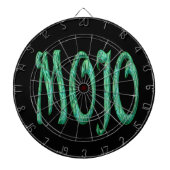 Mojo zwart dartboard dartbord (Voorkant)