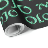 Mojo zwart glanzend verpakkingspapier cadeaupapier (Rol Hoek)