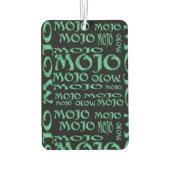 Mojo zwarte auto luchtverfrisser (Achterkant)