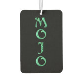 Mojo zwarte auto luchtverfrisser (Achterkant)