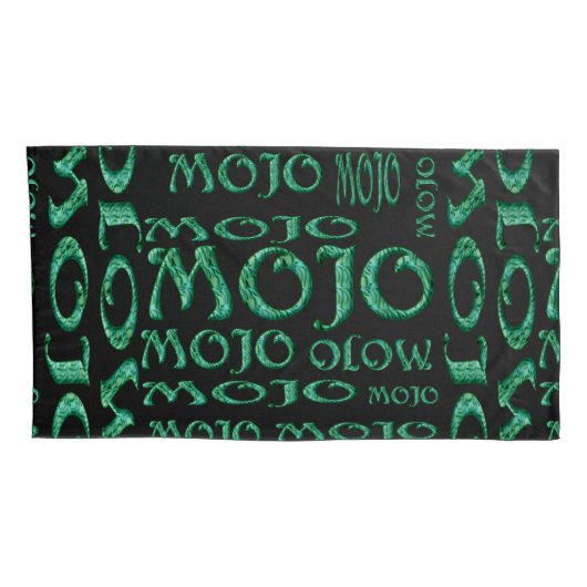 Mojo zwarte koningskussens kussensloop (Achterkant-Rechts)