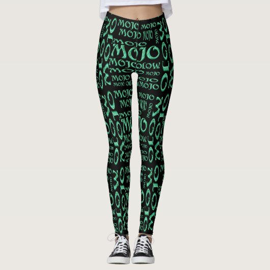 Mojo zwarte leggings (Voorkant)