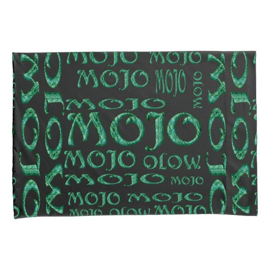 Mojo zwarte pelzen kussensloop (Voorkant-Rechts)