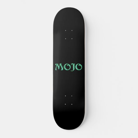 Mojo zwarte skateboard (Voorkant)