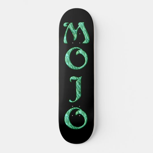 Mojo zwarte skateboard (Voorkant)
