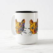 Mok - 040 - Drie katten (Voorkant links)