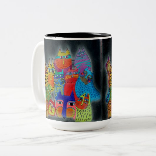 Mok - 059- Modern Cats (Voorkant links)