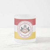 * Mok (10 of 16 oz) bevroren met PMC VLAG-logo (Center)