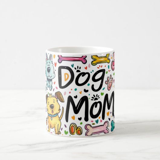 Mok 11 oz Dog Mom Gift Idee voor bontmoeders (Center)