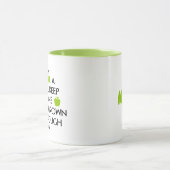 Mok 11 oz. (ounce) met "Een Apple a Day" (Midden)