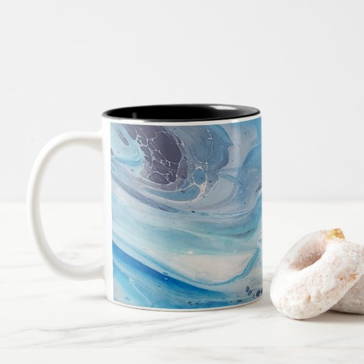 Mok 11oz met twee tonijnen - Blue Tide (Met donut)