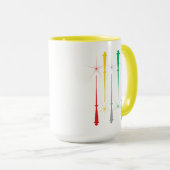 Mok 15 oz. Geel (Voorkant rechts)