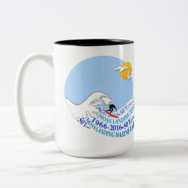 Mok (15 oz): met twee tonijnen, MLML 50e golf