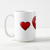 Mok/#1 Opa met hart Koffiemok (Links)