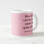 Mok, 2-toon, Florence Nightingale Quote Grote Koffiekop (Voorkant rechts)