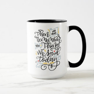 Mok 2 van 2, dan zullen we ons herinneren..