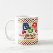 Mok 2 van de prijswinnaar van de wedstrijd van de  (Links)