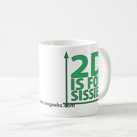 Mok - 2D is voor Dienstreizen (Voorkant rechts)