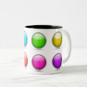 Mok 3D Buttonnen Ballen Drink Melkkopje Theekoffie (Voorkant rechts)