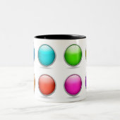 Mok 3D Buttonnen Ballen Drink Melkkopje Theekoffie (Center)