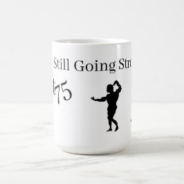 Mok: 75 en sterk. koffiemok