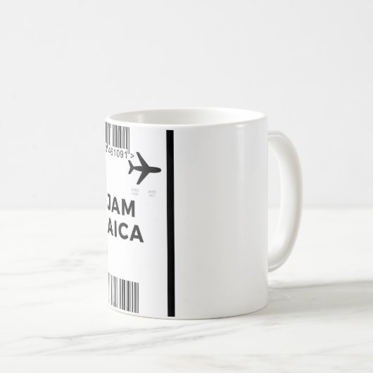 Mok aan boord van de pas Jamaica (Voorkant rechts)