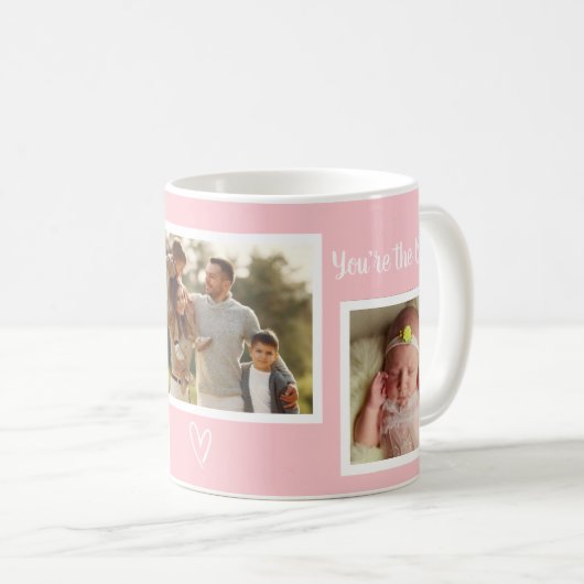 Mok Aangepaste foto en bericht voor Moederdag (Voorkant rechts)