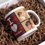 Mok Aangepaste foto hart<br><div class="desc">Pas deze mok aan met jouw tekst en foto('s) om een geschenk van één soort te creëer! Beschikbaar in meer kleuren.</div>