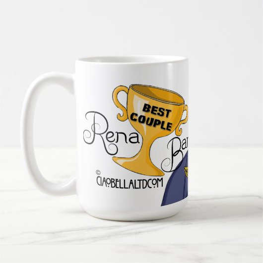 Mok Aangepaste illustratie (Links)