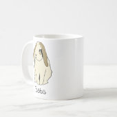 Mok aangepaste konijnennaam - speciaal uitgeruste  (Voorkant links)