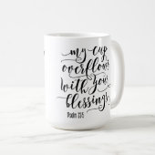 Mok aangepaste monogram OVERSTROMING CUP-scripts (Voorkant rechts)