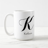 Mok aangepaste monogram OVERSTROMING CUP-scripts (Links)
