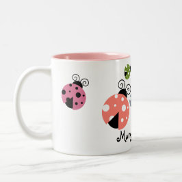 Mok aangepaste naam Ladybug Coffee