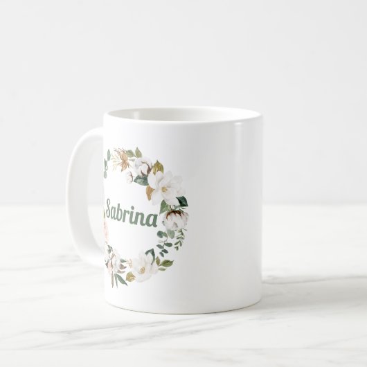 Mok Aangepaste naam | SJABLOON KANTOOR | Medewerke (Voorkant links)