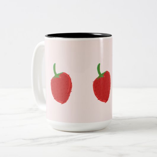 mok aardbei (Voorkant links)