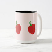 mok aardbei (Voorkant rechts)