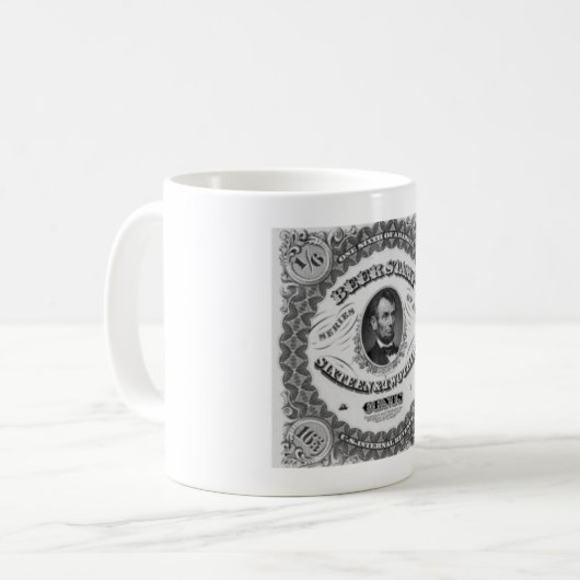 Mok Abraham Lincoln Coffee (Voorkant links)