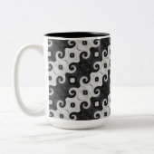 Mok abstract Diamond Eye Curls Pattern (Links)