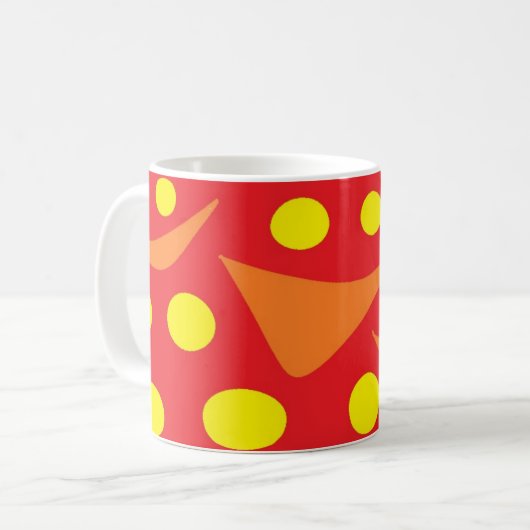 Mok : Abstract : kleur van gedachten (Voorkant links)