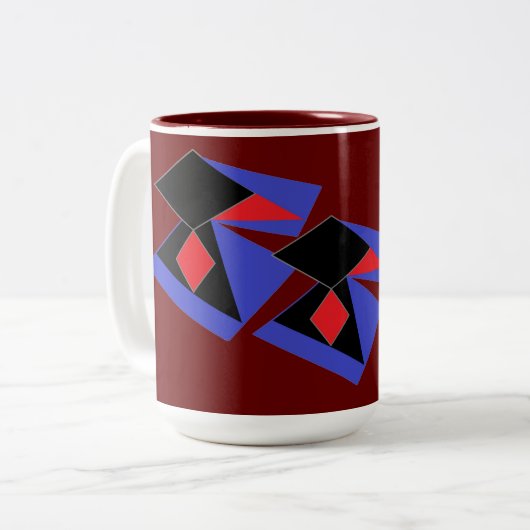 Mok : Abstract ontwerp (Voorkant links)