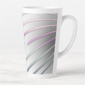 Mok abstracte gradiëntlijnen koffie (Rechts)