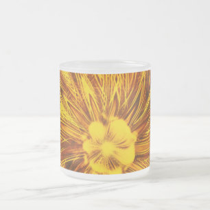 Mok Abstracte Lijnen Gele Bloem