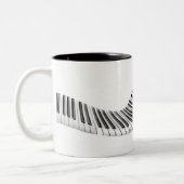 Mok abstracte pianosleutels (Links)