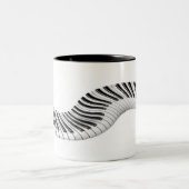 Mok abstracte pianosleutels (Center)