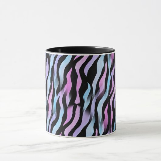 Mok abstracte Zebrastrips (Midden)