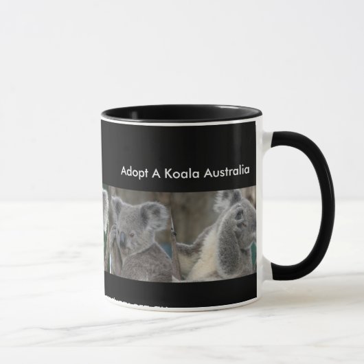 Mok Adopt Een Koala Wilde Kind Australië (Rechts)