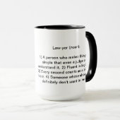 Mok advocaat (Voorkant rechts)