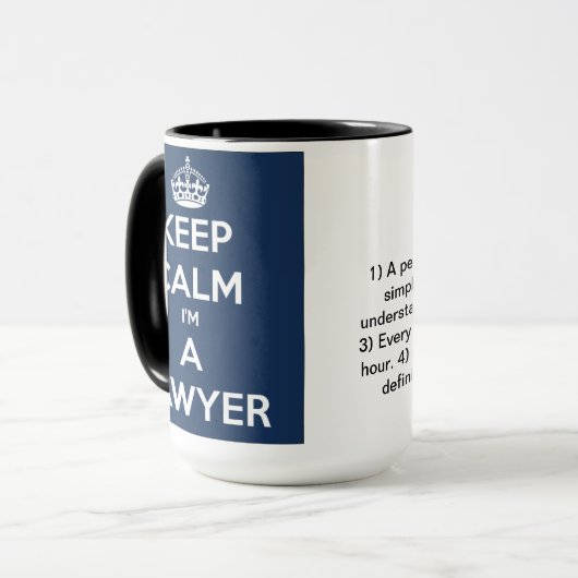 Mok advocaat (Voorkant links)